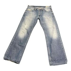 Diesel Men's Light Blue Slim Straight Jeans